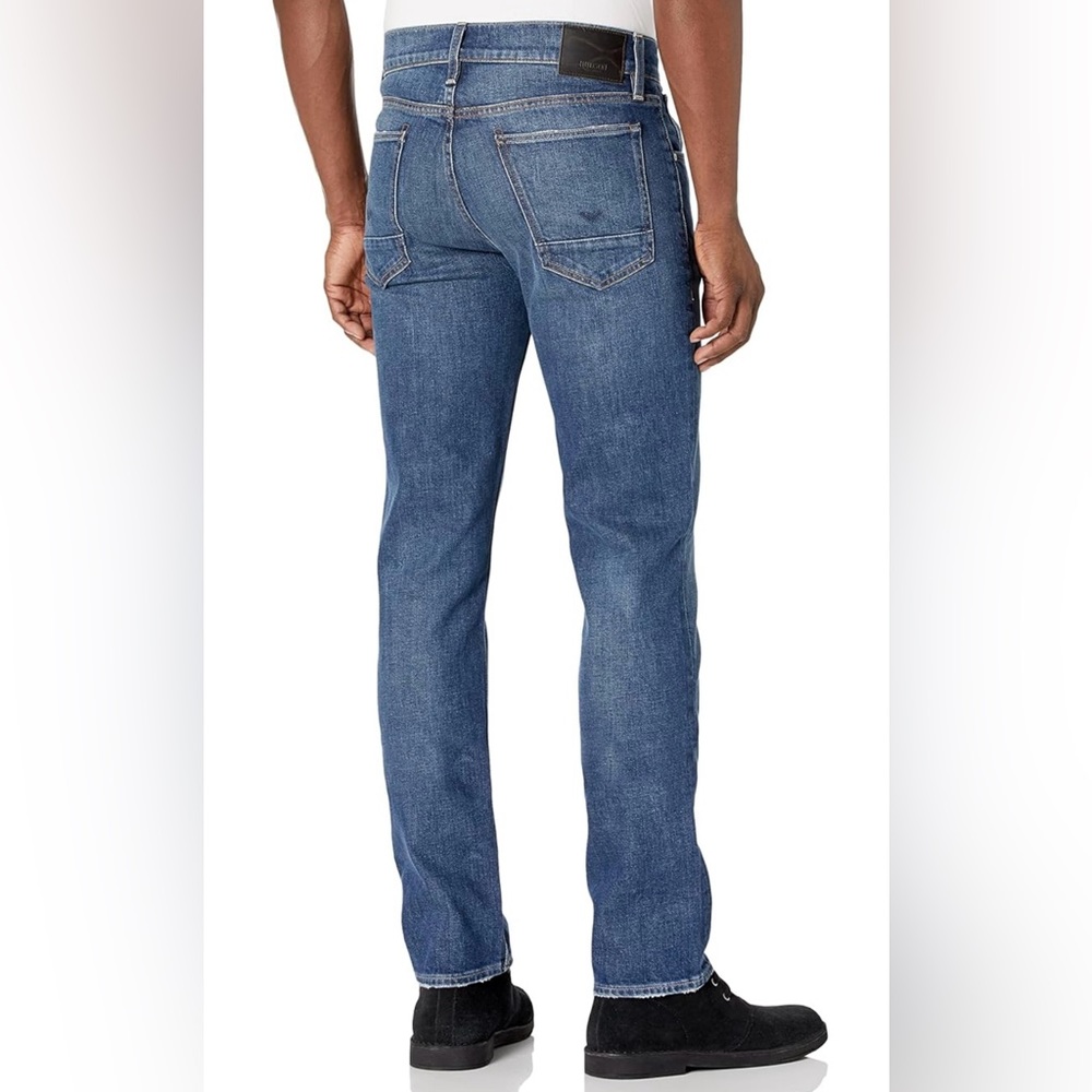 Hudson Byron Straight Leg Medium/Dark Blue Jeans Size 30x30